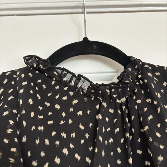 Zara Mock Neck Confetti Dress - Picture 4 of 10